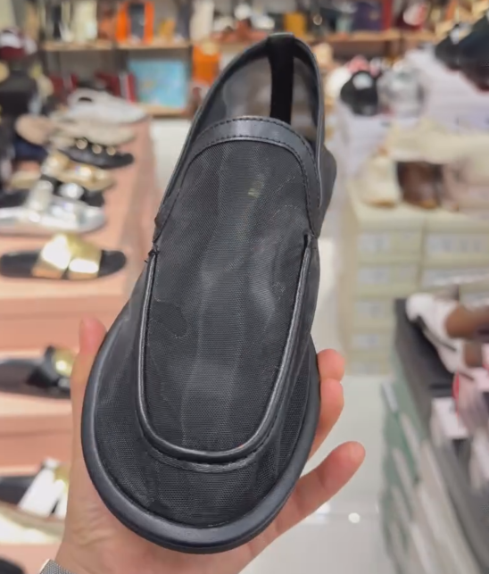 Ladies Mesh Breathable Slip-On Loafers