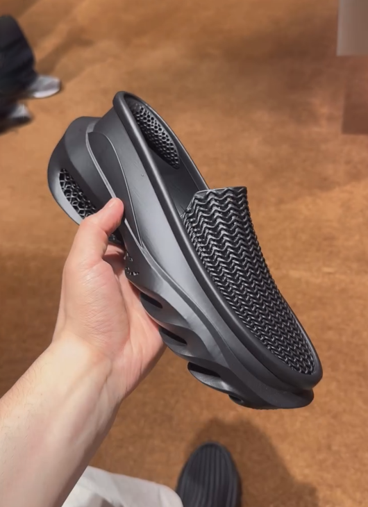 Men's 3D Printed Chunky Slip-On Sneakers