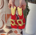 Ladies' Metal Buckle Wedge Heel Slide Sandals