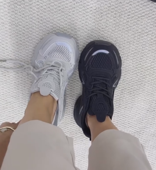 Ladies' Breathable Mesh Chunky Sneakers