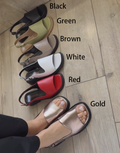Ladies' Single Strap Slingback Platform Sandals