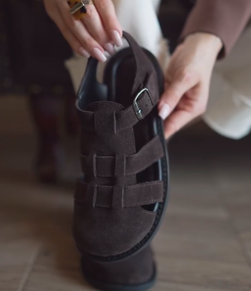 Women's Suede Fisherman Sandals