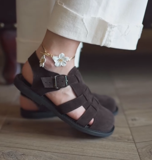 Women's Suede Fisherman Sandals
