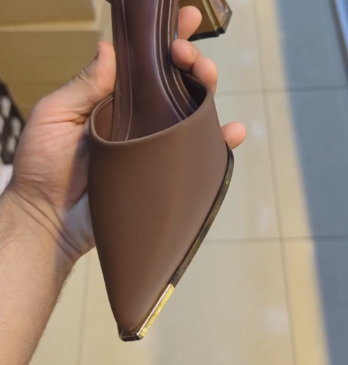 Women's Pointed Toe Ankle Strap Block Heel Pumps