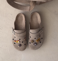 Cork Insole Perforated Birkenstock-Style Mule Clogs