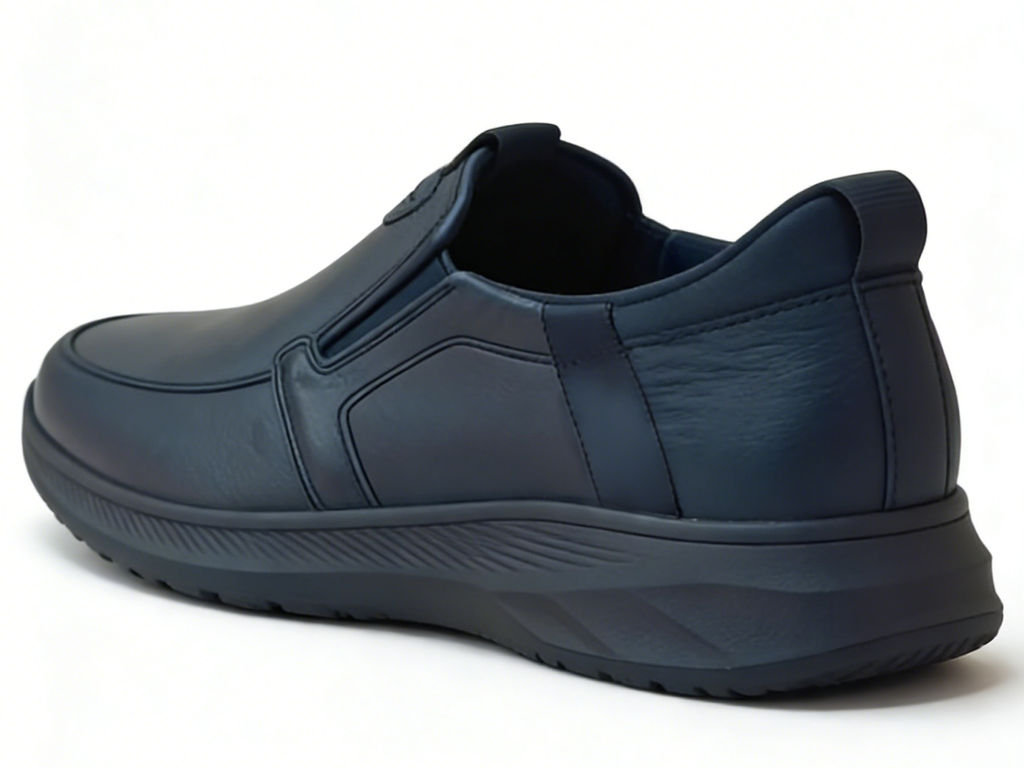 Leather Slip-On Casual Shoes