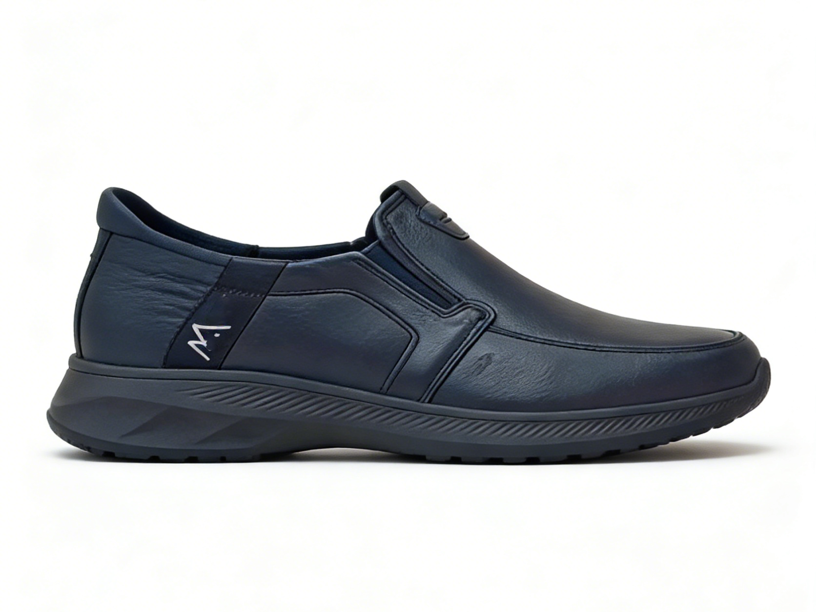 Leather Slip-On Casual Shoes