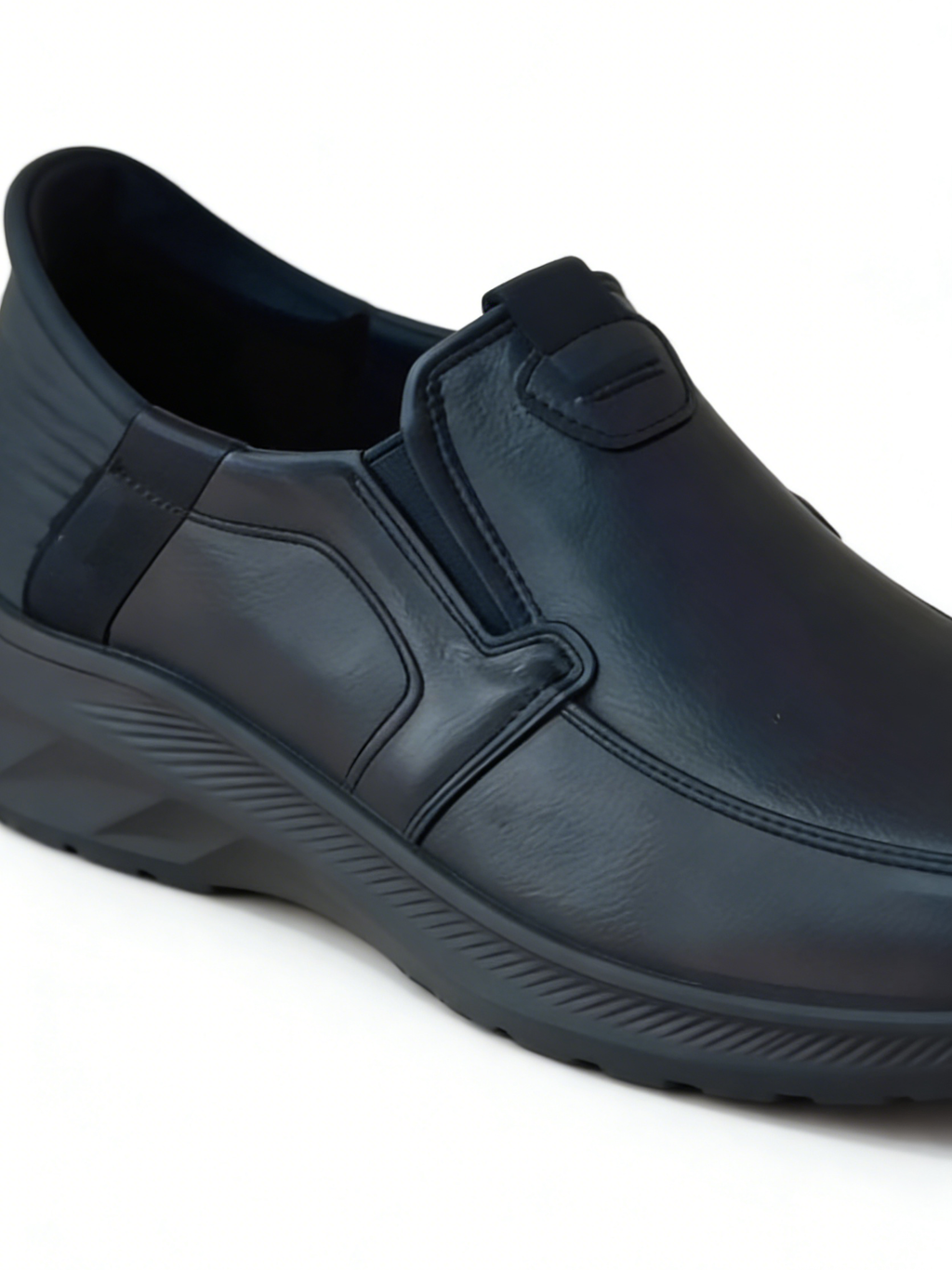 Leather Slip-On Casual Shoes