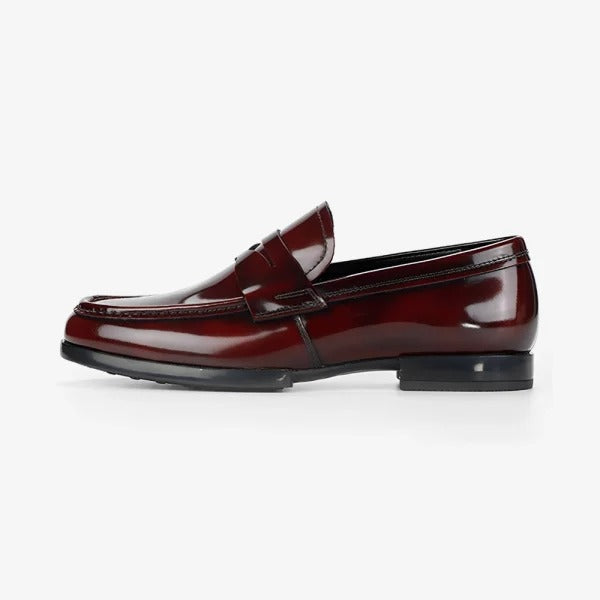 Glossy Slip-On Dress Shoes