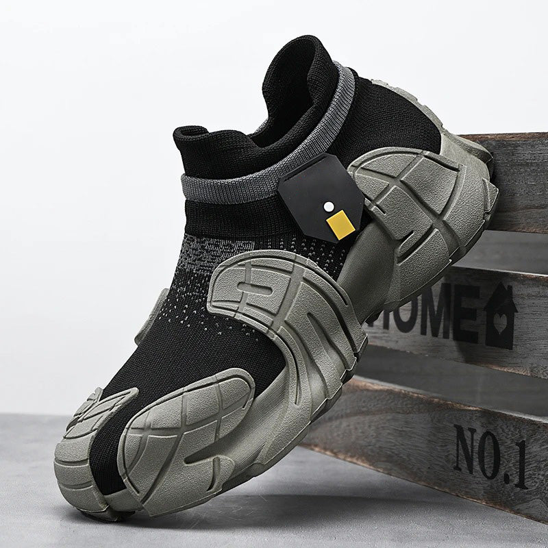 Sock-Style Chunky Sole Slip-On Sneakers