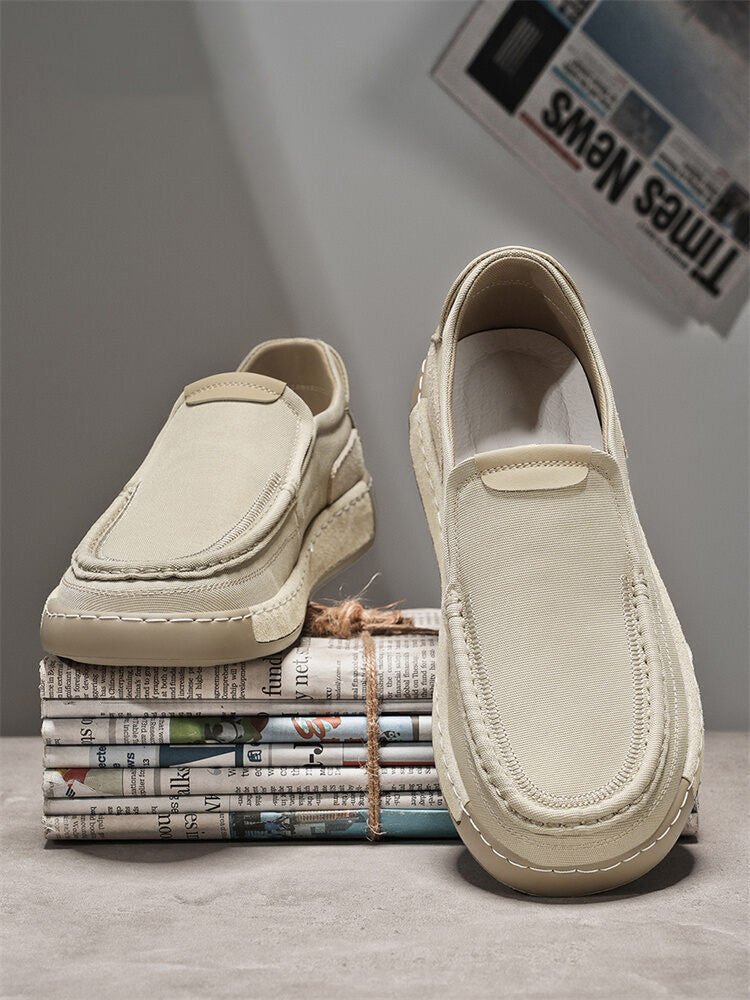 Canvas Slip-On Loafers