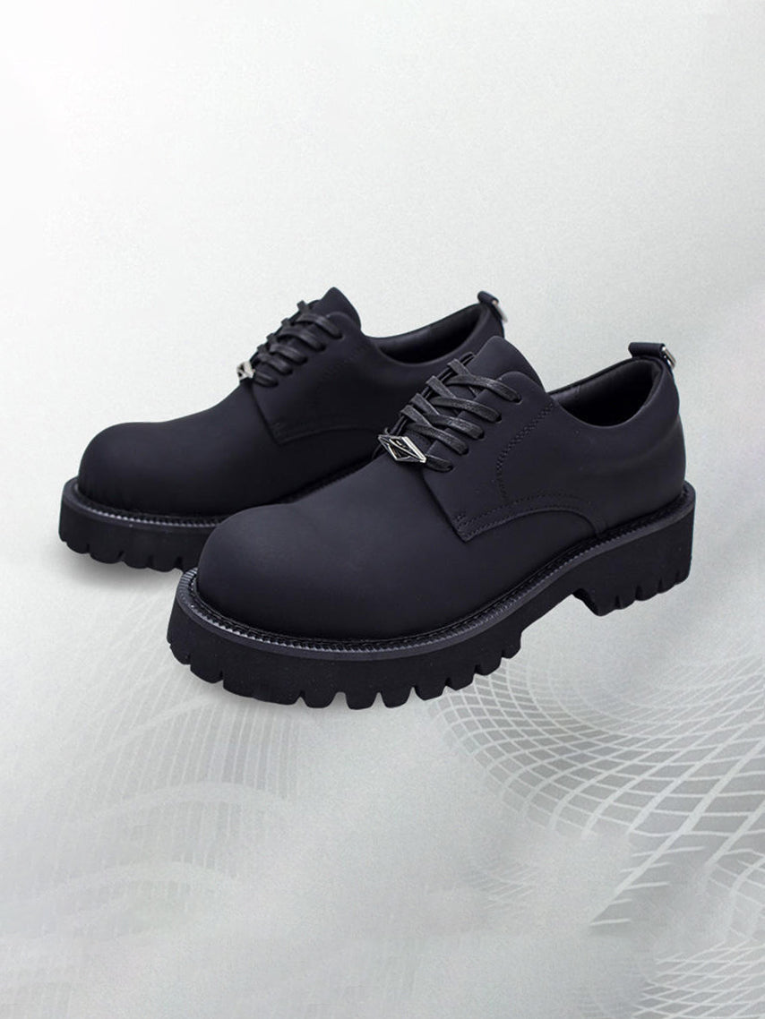 Matte Platform Casual Dress Shoes