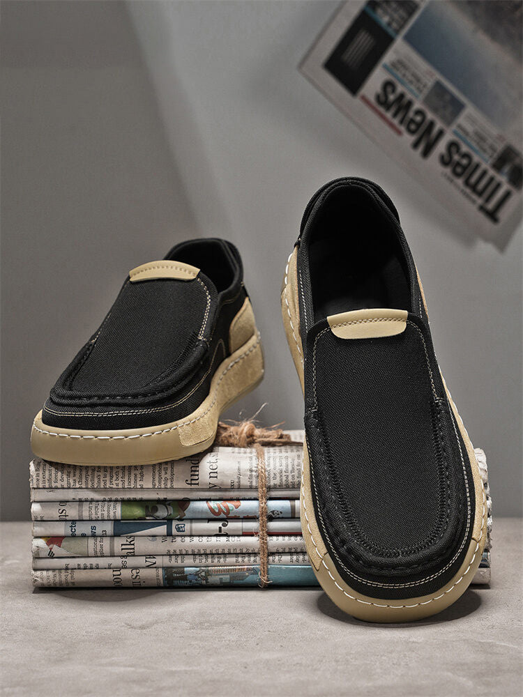 Canvas Slip-On Loafers
