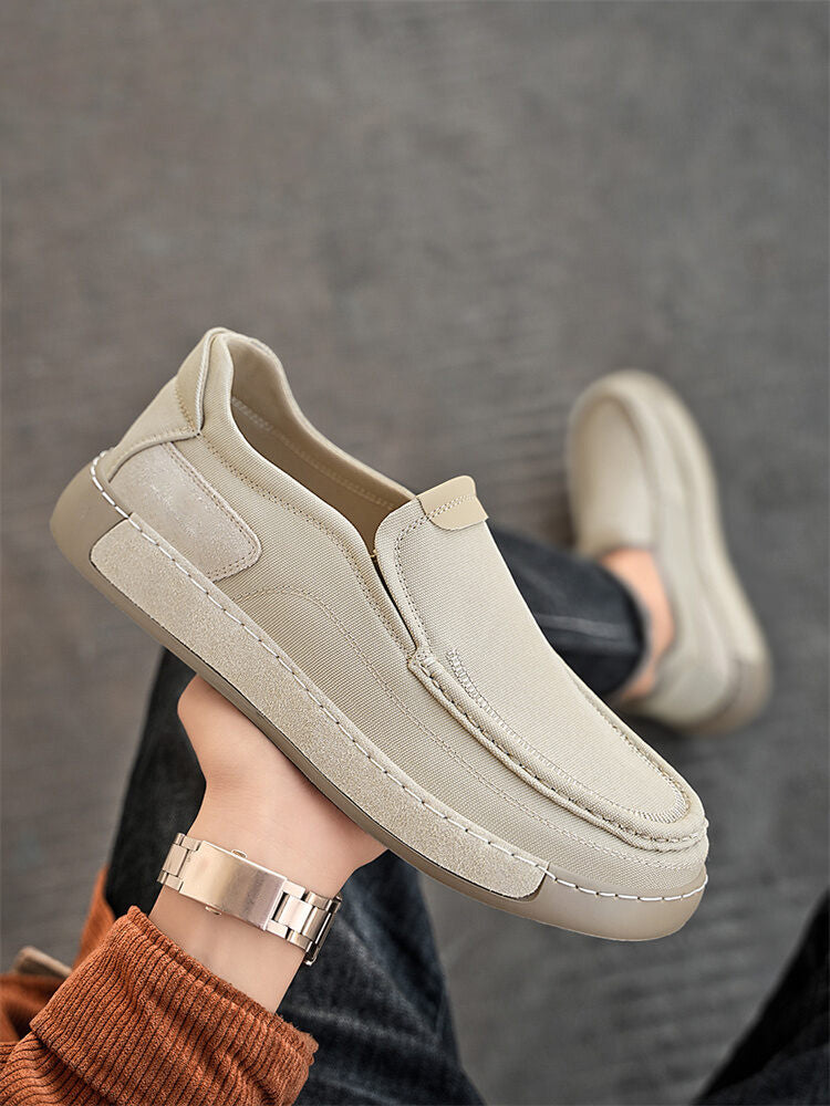 Canvas Slip-On Loafers
