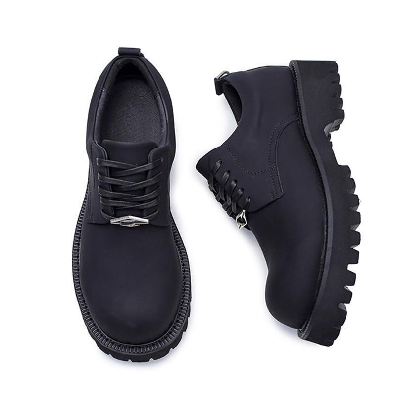 Matte Platform Casual Dress Shoes