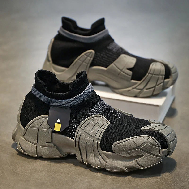 Sock-Style Chunky Sole Slip-On Sneakers