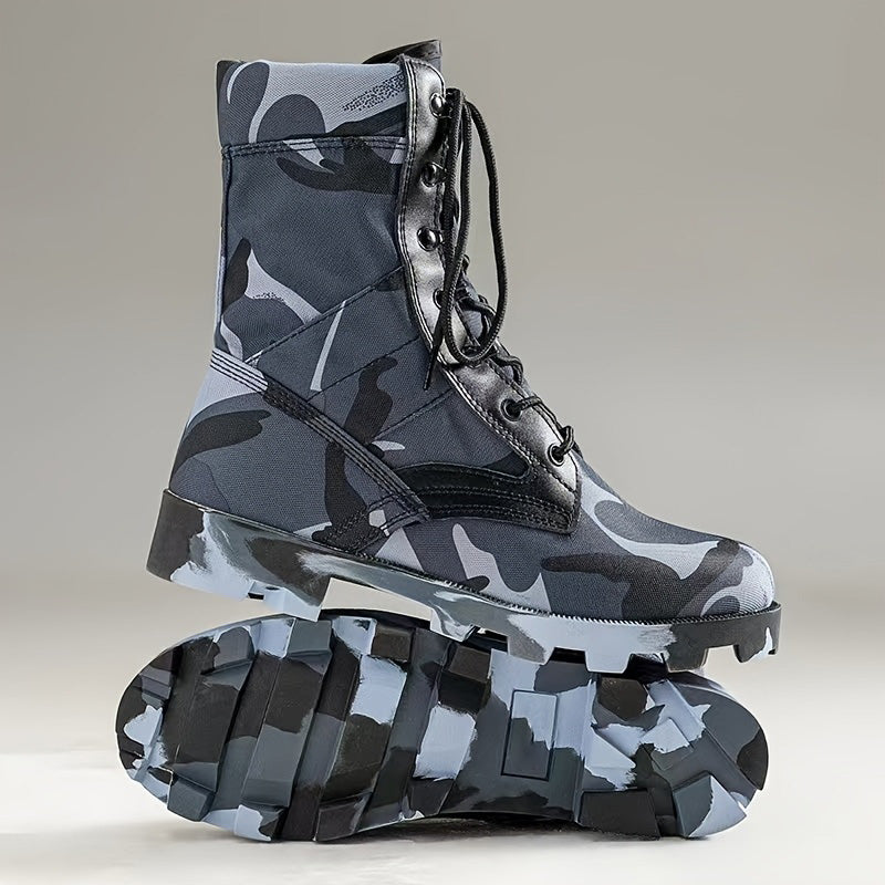 Camouflage High-Top Tactical Combat Boots