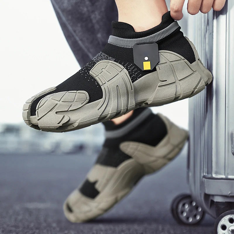 Sock-Style Chunky Sole Slip-On Sneakers