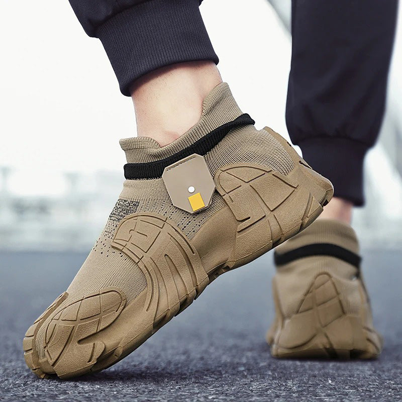 Sock-Style Chunky Sole Slip-On Sneakers