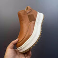 Moc-Toe Platform Chelsea Boots