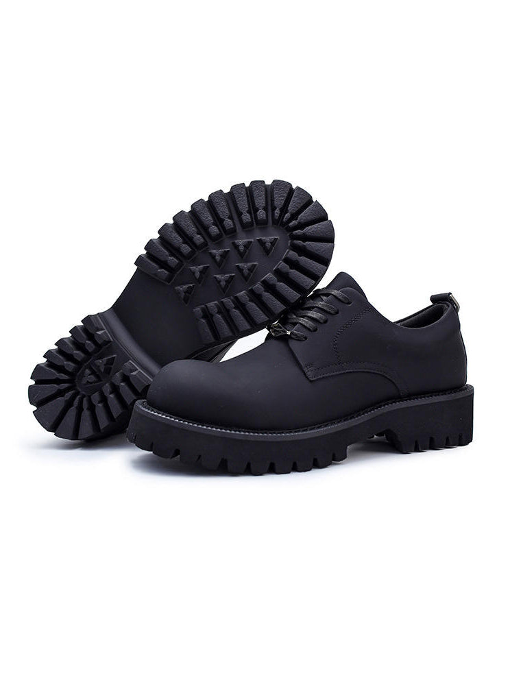 Matte Platform Casual Dress Shoes