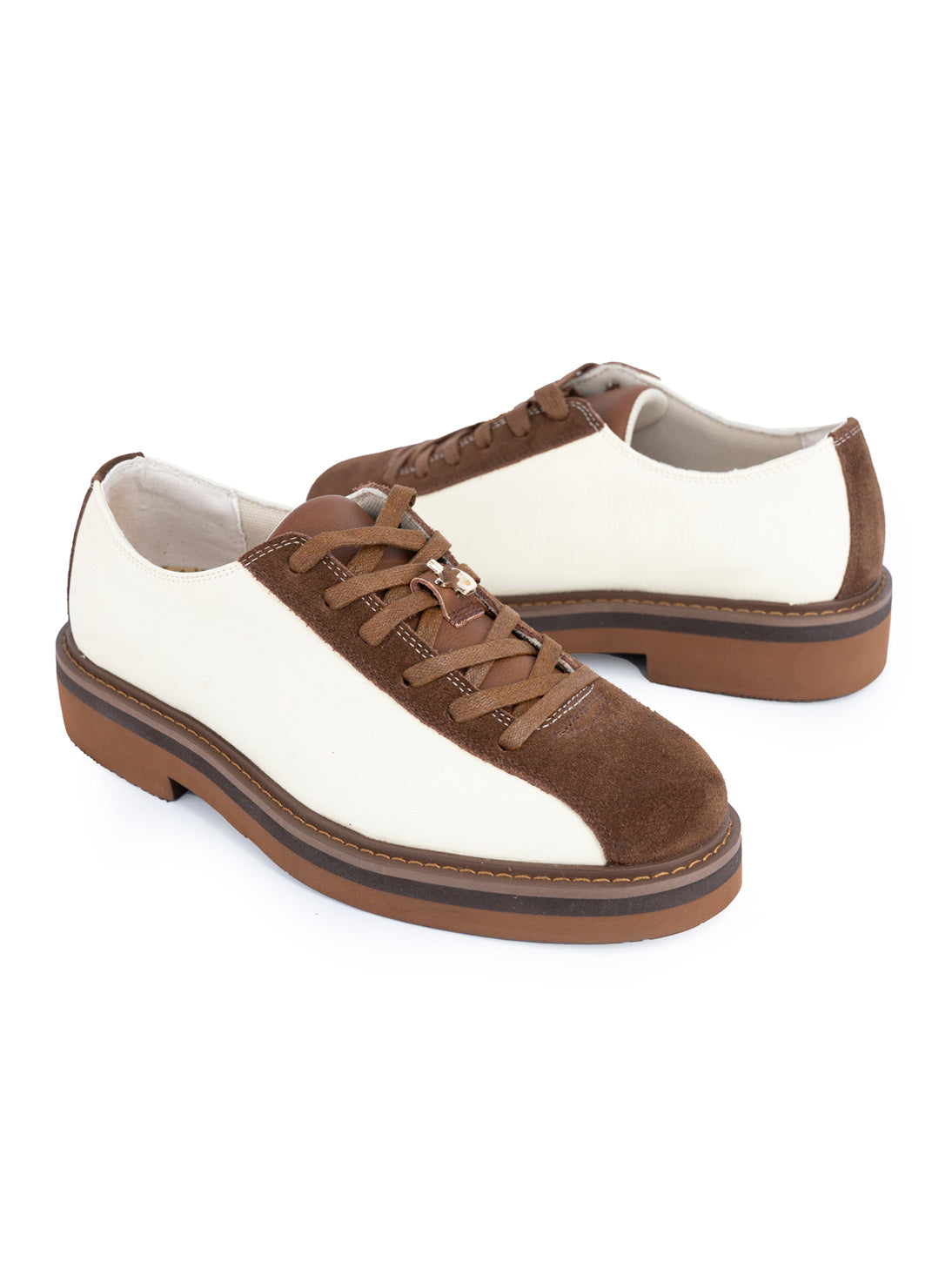 Men's Two-Tone Suede Leather Casual Shoes