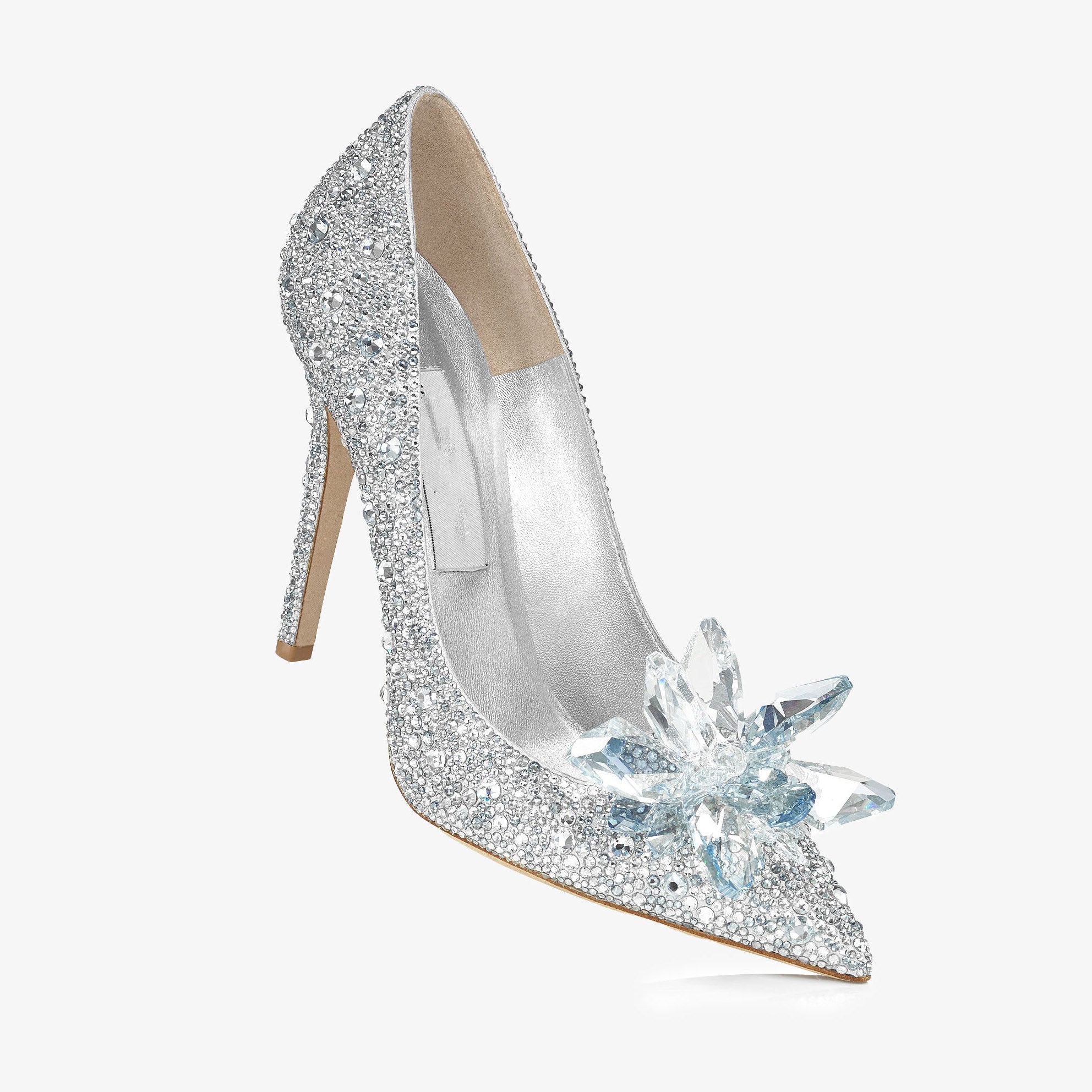 Ladies' Crystal-Embellished Cinderella Pumps