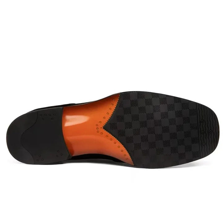 Men's Buckle Strap Business Casual Shoes