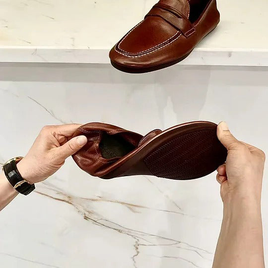 Foldable Slip-On Casual Dress Shoes
