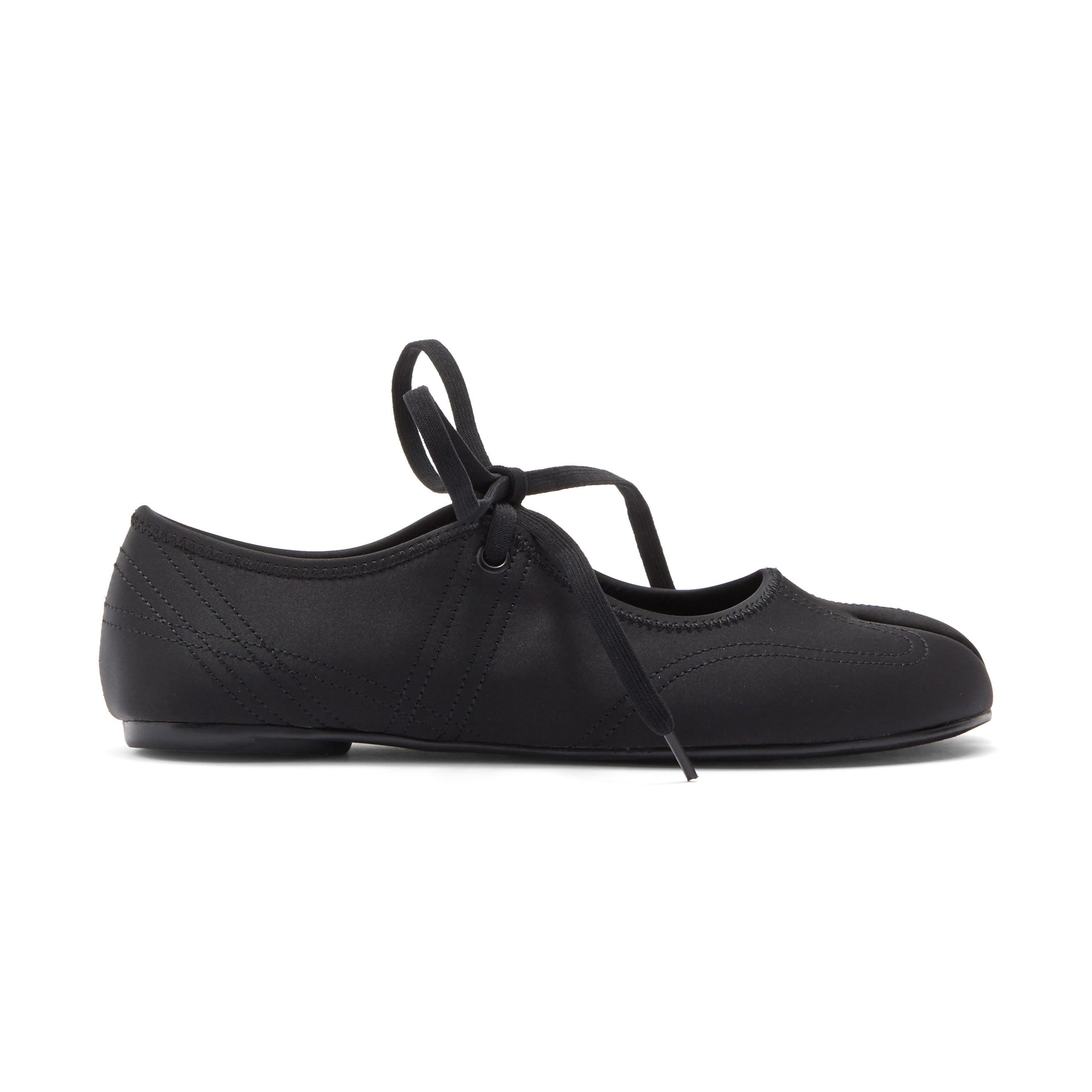 Women's Tabi Satin Ballet Flats