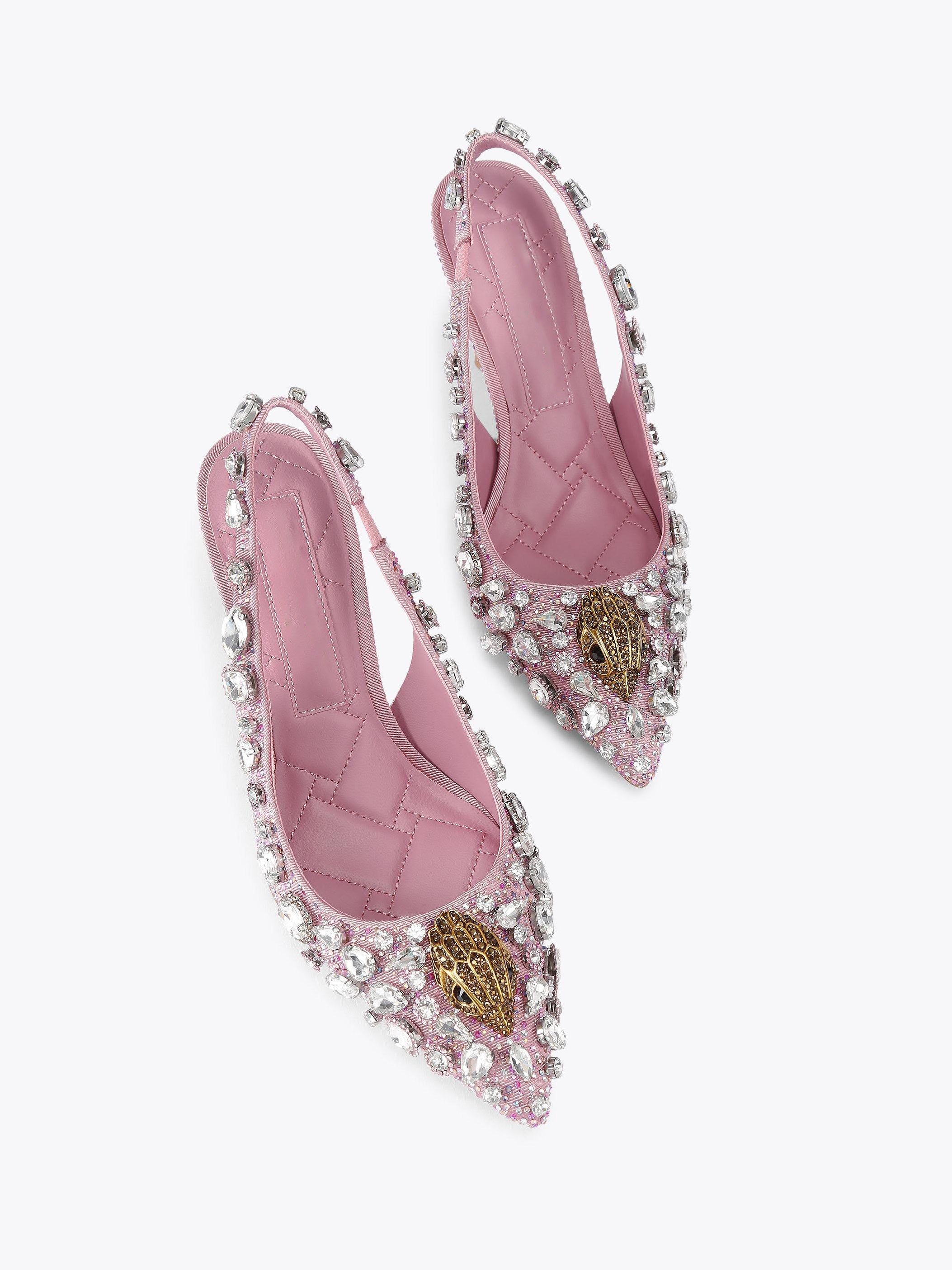 Ladies' Luxury Rhinestone & Gemstone Stiletto Heels