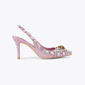 Ladies' Luxury Rhinestone & Gemstone Stiletto Heels