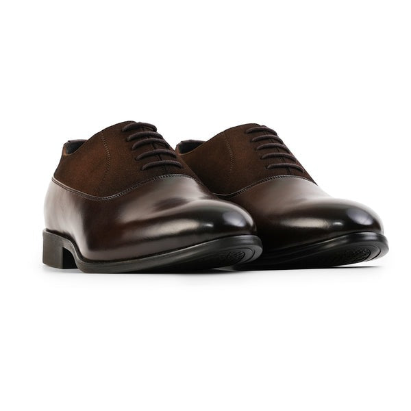 Pointed-Toe Lace-Up Formal Shoes