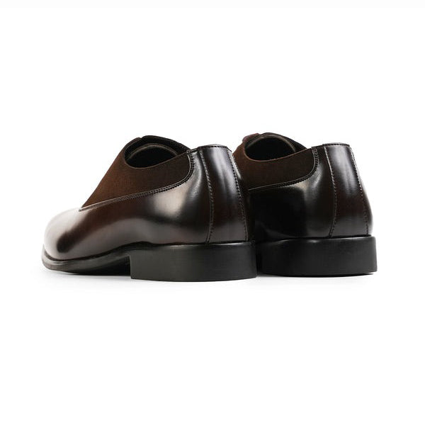 Pointed-Toe Lace-Up Formal Shoes