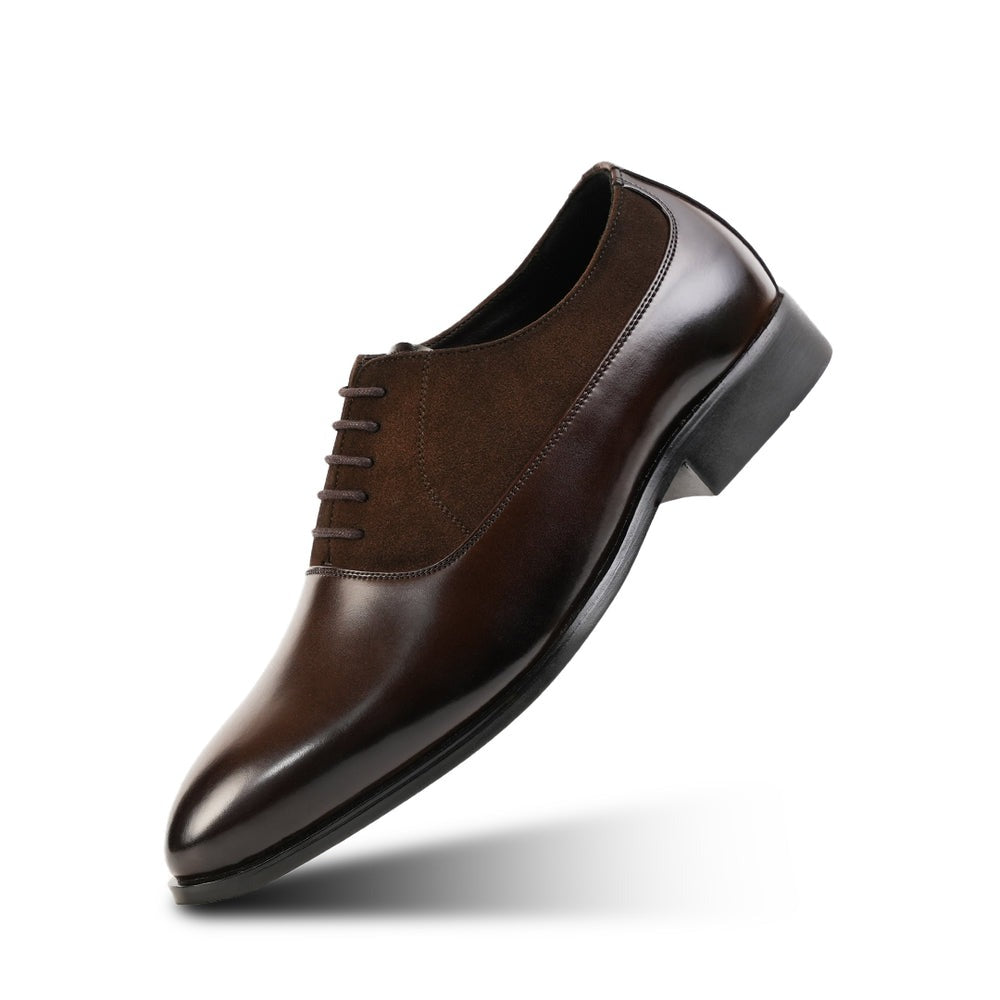 Pointed-Toe Lace-Up Formal Shoes