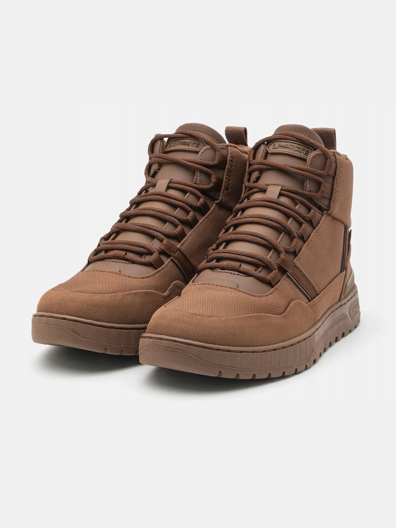 Men's Tan High-Top Utility Sneakers