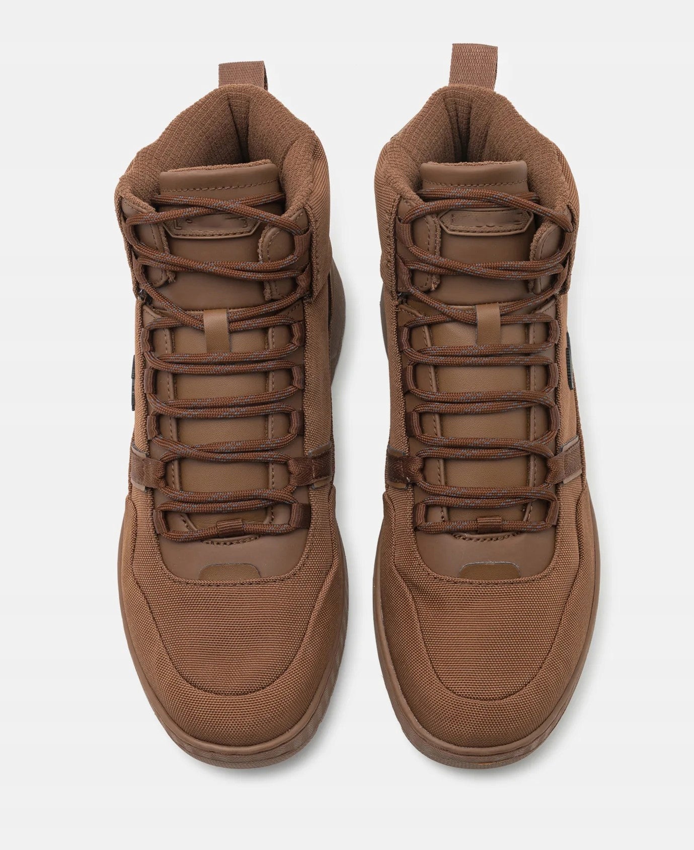 Men's Tan High-Top Utility Sneakers