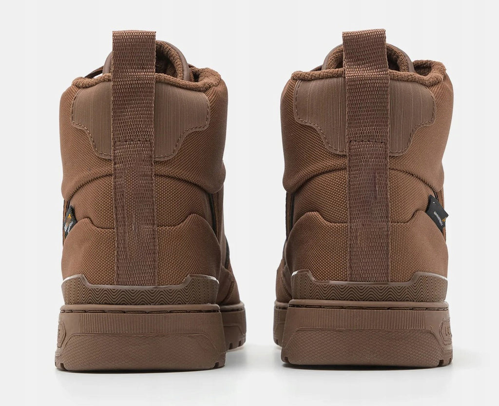 Men's Tan High-Top Utility Sneakers