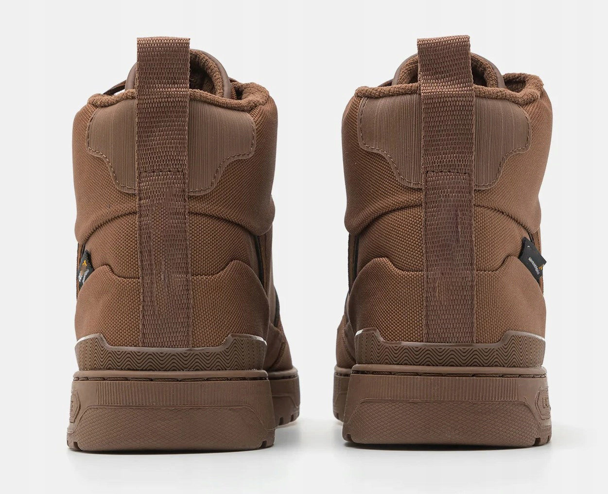 Men's Tan High-Top Utility Sneakers