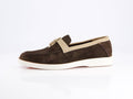 Men's Two-Tone Suede Tassel Loafers
