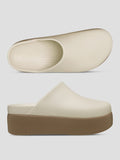 Ladies Platform Closed-Toe Mule Clogs
