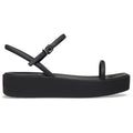 Ladies' Casual Minimalist Square-Toe Slingback Flatform Sandals