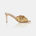 Ladies' Luxury Beaded Shell Motif Open-Toe Heels