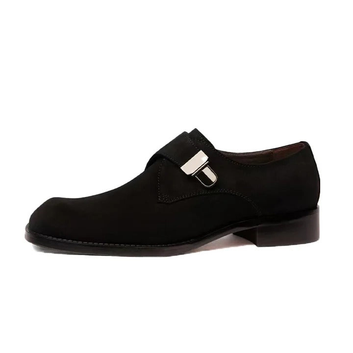 Men's Buckle Strap Business Casual Shoes