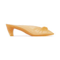 Ladies' Jelly Knot Peep-Toe Kitten Heel Mules