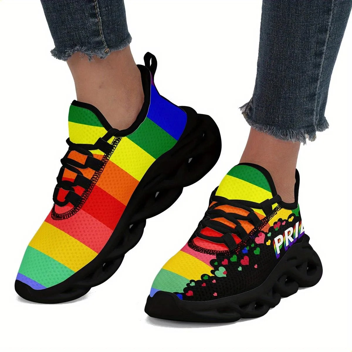 Men's Rainbow Pride Chunky Sneakers