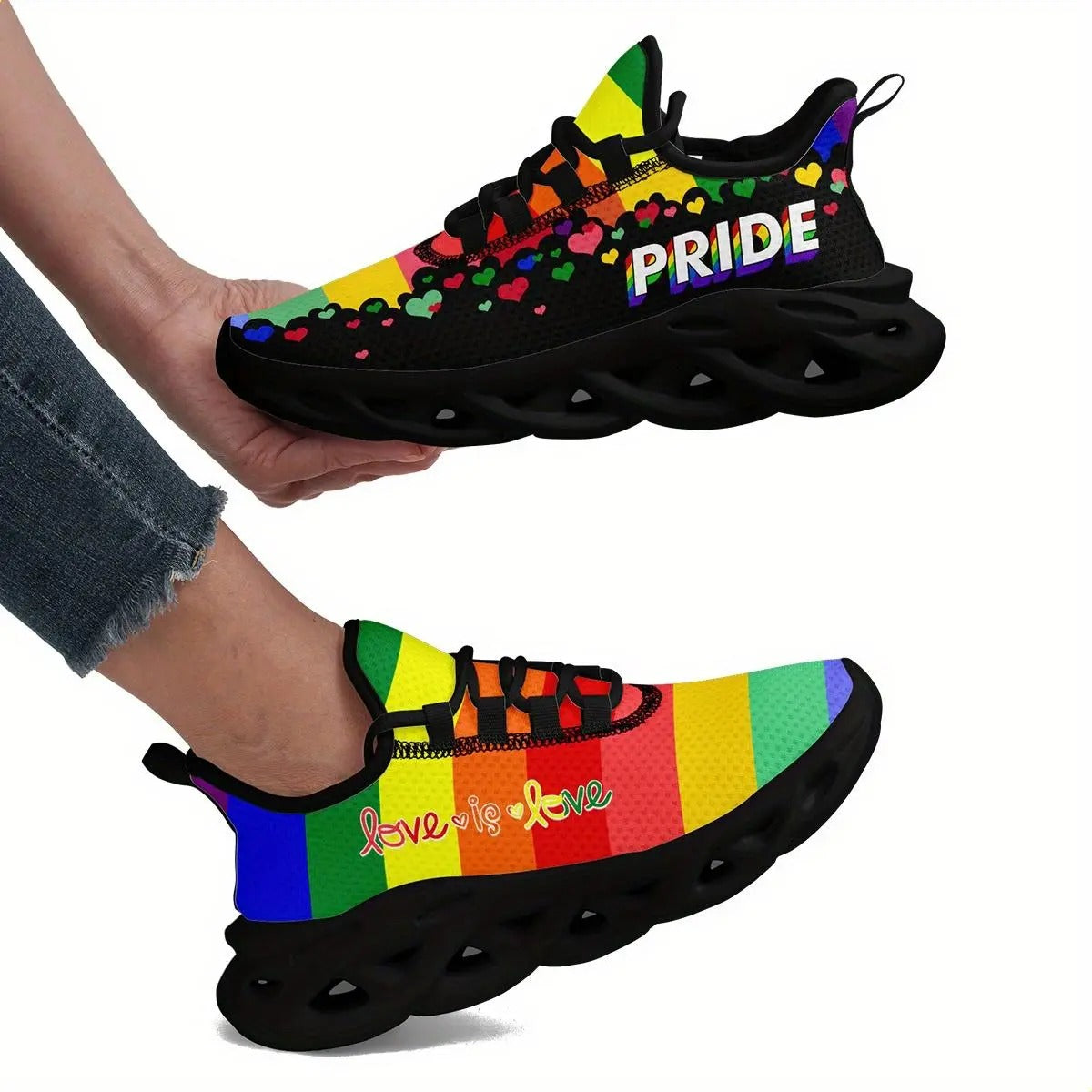 Men's Rainbow Pride Chunky Sneakers