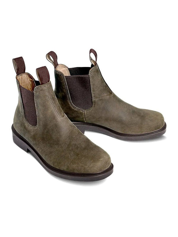 Suede Leather Slip-On Chelsea Boots