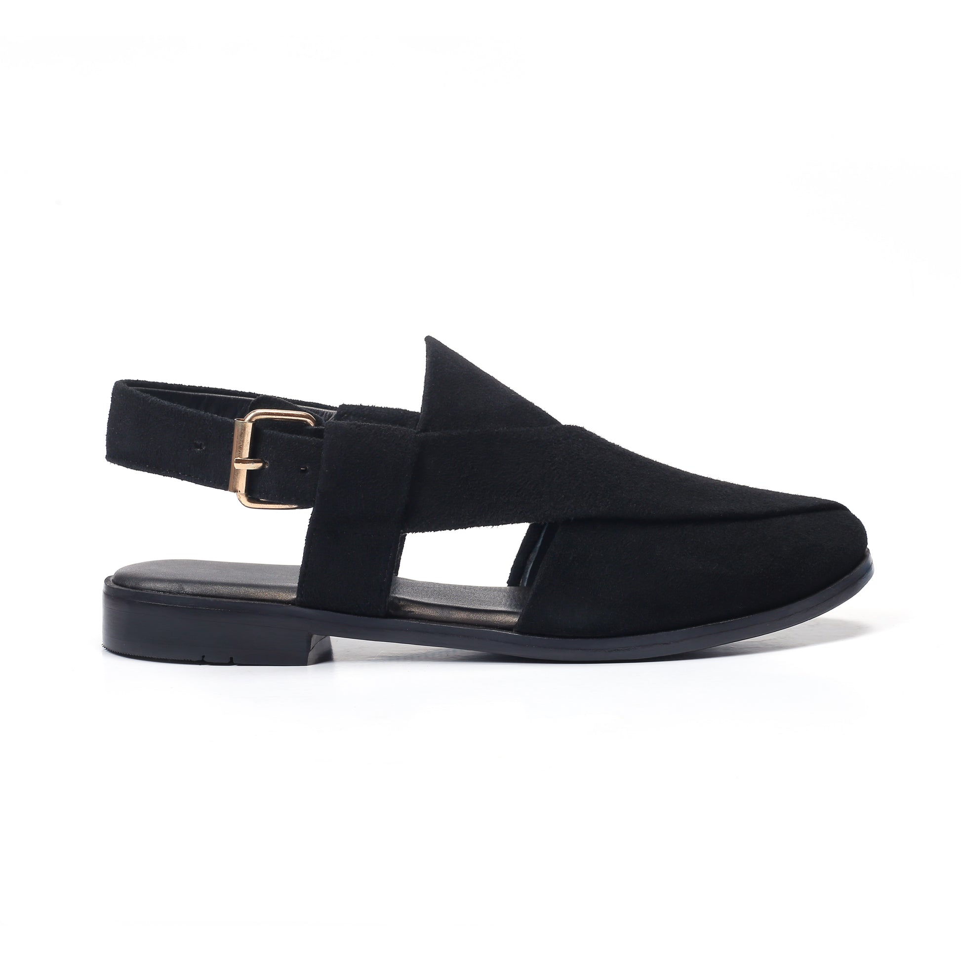 Men's Suede Slingback Mule Sandals