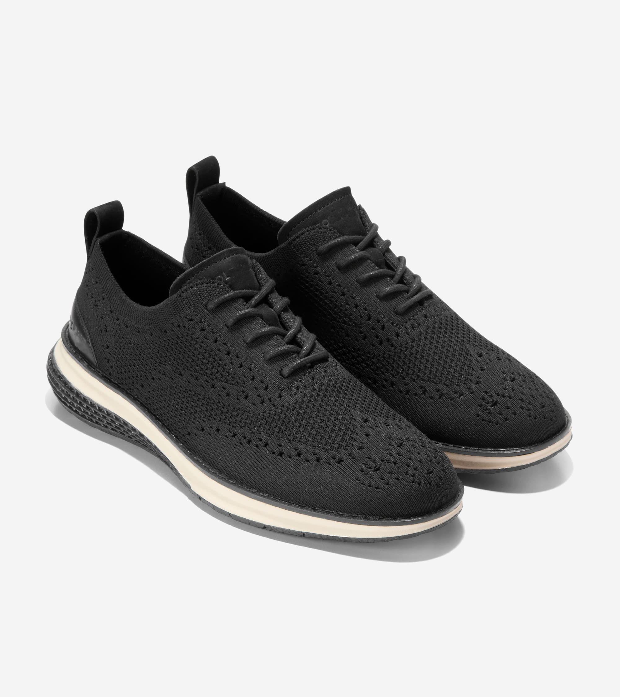 Men's Knit Wingtip Oxford Sneakers
